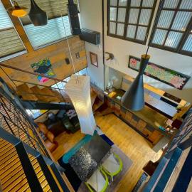 stylish japanese beach house