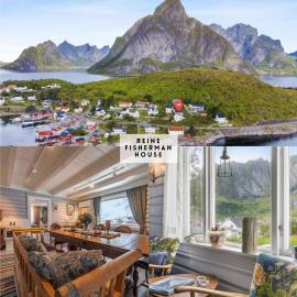 Reine Fishermans House - Mountain & Seaview