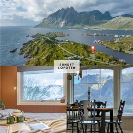 Sundet Lofoten Holiday House, hotel di Sund