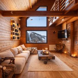 Chalet Massada # Luxe, Piscine & Jacuzzi - Vue Panoramique - Valberg, hotell i Péone