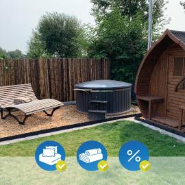 freistehendes Ferienhaus mit Sauna und Badefass, hotelli kohteessa Sehestedt