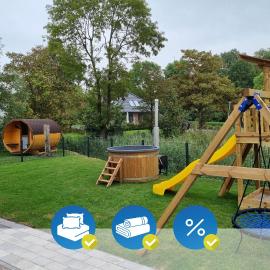 Neues Ferienhaus für Familien mit Garten und Sauna, hotel u gradu Butjadingen