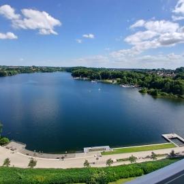 Ferienwohnung mit Traum Seeblick am Kurpark in Bad Segeberg, hotel a Bad Segeberg