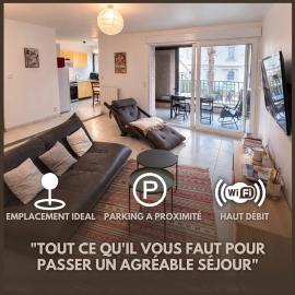Spacieux appartement Coeur du Village Wifi Draps