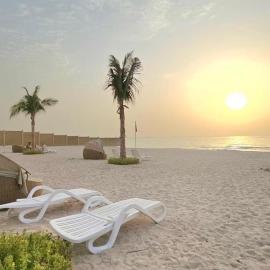 Sea View 3BR Apartment Al Khan Beach Near Dubai,Family Stay