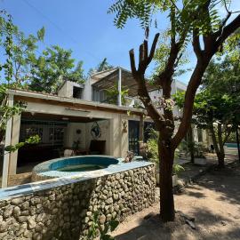 Cabaña Kalaia, completamente privada con Jacuzzi a un minuto de la playa