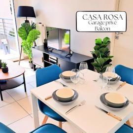 Casa Rosa, au calme avec garage privé et balcon