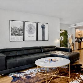 Modern Downtown Dallas City View High-Rise, Free Parking, Pool, Gym