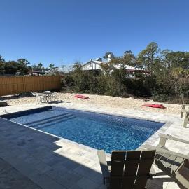 Beach retreat with open layout AC private pool fire pit & grill, hotel in Port Saint Joe