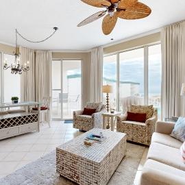 Beach-view condo with outdoor pool hot tub sauna tennis BBQ & beach access