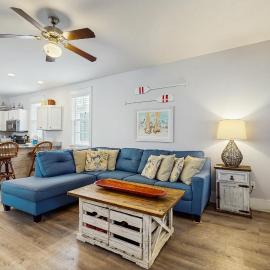 Beautiful home in a gated community with porches & shared pool hot tub
