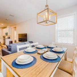 Dog-friendly coastal abode with a grill central AC updated interior & patio
