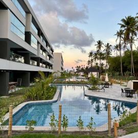 Paraíso em Carneiros Flat PÉ na areia 3 quartos até 10 pessoas