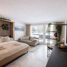 Golden Hour Apartment - Ski - Titlis, хотел в Енгелберг