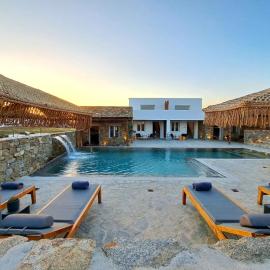 Mykonos Dot Art Homes、アノ・メラのホテル