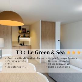 Appartement Green and Sea, à 10 minutes des plages en vélo