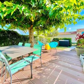Maison plage à pied avec piscine - Terrasse privée