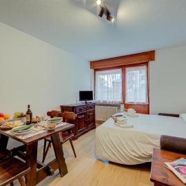 Studio Genzianella Ski In-Ski Out 100m - Happy Rentals