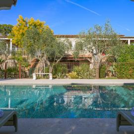Cannes private villa with pool, by the sea, 3 nights minimum