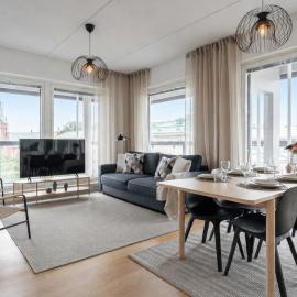 Spacious 2BR Apartment with Sauna in Historical Amuri Neighborhood