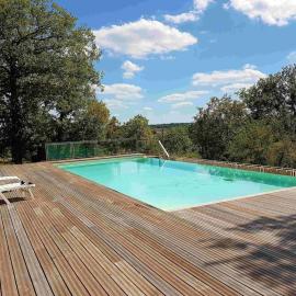 Maison Hauts de Lascombes Gramat Parc et piscine