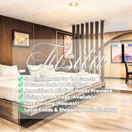 Spacious Room for Families & Travelers, Max 4-6 Person, 10 mins to Tourist Hotspot, TUSITA