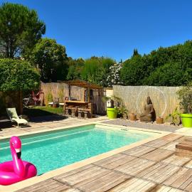 Villa climatisée avec un studio indépendant et piscine sécurisée