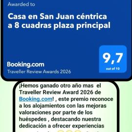 San Juan casa céntrica HERMOSA a solo 8 cuadras plaza principal