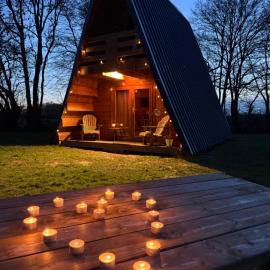 Cabane en A La Pause Sauvage Normandie