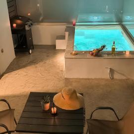 Cozy Apartment private plunge pool- Fiber Internet - Private Parking