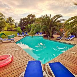 Villa Hacienda 14 pers avec piscine chauffée, grand jardin, Messanges plage, hotel u gradu Messanges