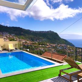 Casa Bela Vista, Swimming pool and sea view