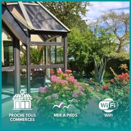 Veranda - face à la mer - wifi โรงแรมในโครซง