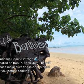 Bonhomie Beach Cottage, hotel i Koh Jum
