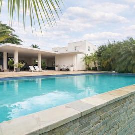 Viesnīca Villa las orquídeas terraza y piscina FAMILIAR, a 5 minutos de la playa!! pilsētā Sanfelipe de Puertoplata