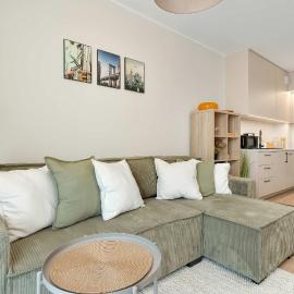 Cozy & Bright Apartment with Parking and Garden by Noclegi Renters