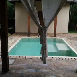Two boungalows house with swimming pool 5 minutes from the beach