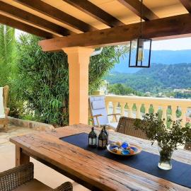 Casa Sol with private terrace, garden, pool, beautiful view