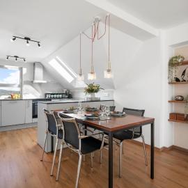 70 qm Design-Wohnung - 1,5 Bäder, Klimaanlage und Ausblick