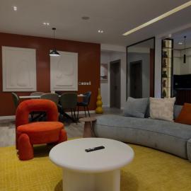 Casa Virelli, 2 Bedroom with Pool, Gym & 3 Verandas in Lekki