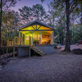 Hot Tub Firepit Dreams Streamside Hochatown