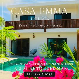 Casa Emma fantástica con acceso a beach club !, hotel i Isla Holbox