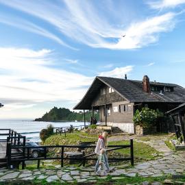 Bahía Mansa में, होटल Hosteria CASA MILLER B&B FRENTE AL MAR