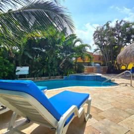 Wonderful 1-bedroom apartment 3 km from Eagle beach