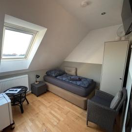 Zimmer-Bad-TV-Kühlschrank-14, hotel v destinácii Meine
