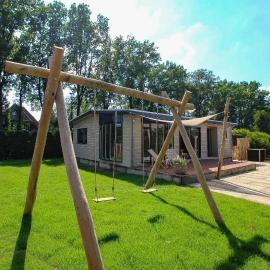 Luxury 8-Person Wellness Chalet - Private Jacuzzi & Sauna - Airco - Fenced Garden - Veluwe