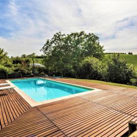 Villa Mezzaluna private pool,AC,Wifi,5km from Alba