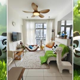 Panda House in JB, The house and is so cute Lovely