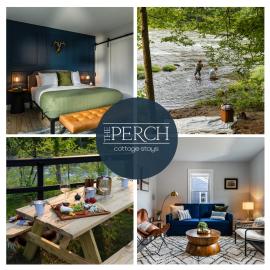 Perch Cottages #13 - Creek Access, Sauna, Mt views, Hotel in Boiceville