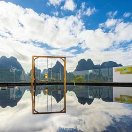 Jiheshan residential accommodation Yulong River Yangshuo